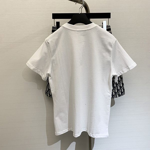 ディオール Tシャツ 偽物コットンジャージー&スカート☆上下セット dei93468